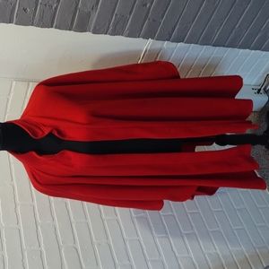 Gorgeous Red Shawl with Arm Slots- Host Pick🔥